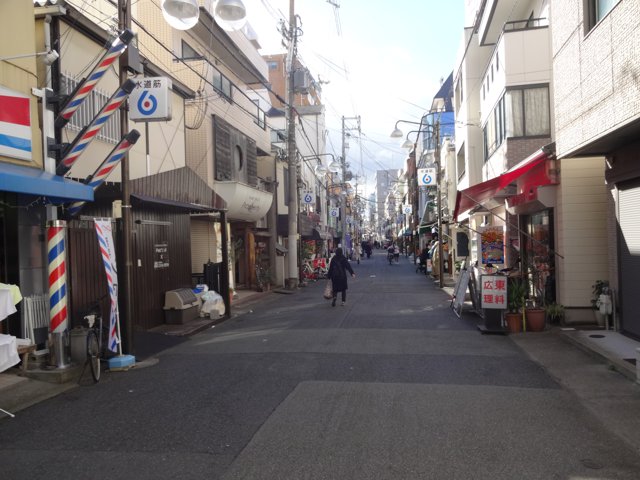 水道筋商店街（神戸大学六甲台第２キャンパス）