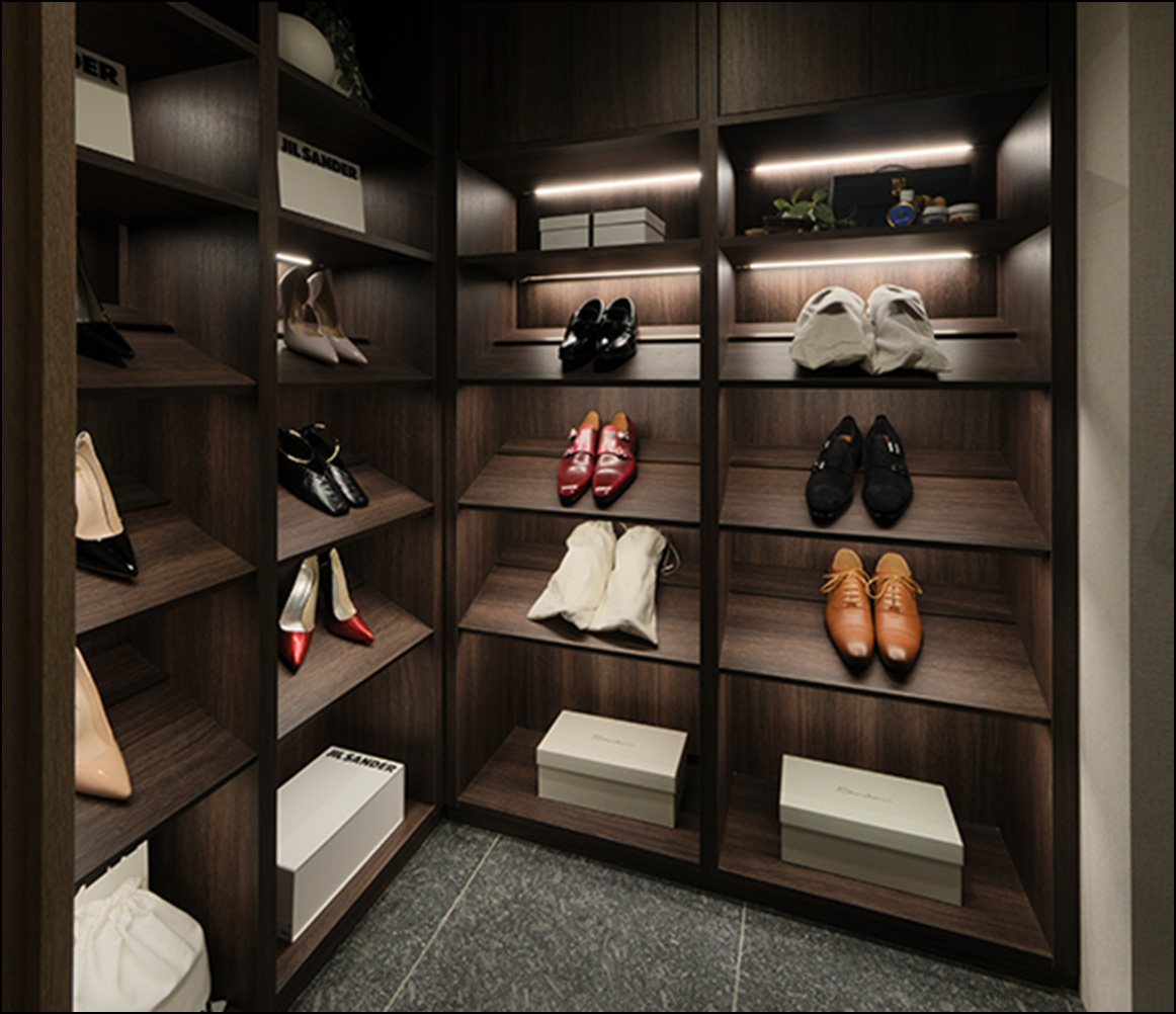 Shoes-in Closet（E-Cタイプモデルルーム）