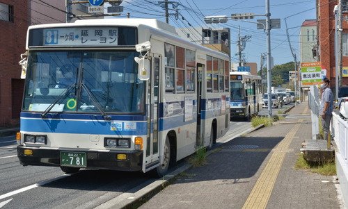 恵比須町バス停（北側）