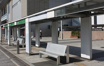 西鉄バス「JR新宮中央駅前」バス停
