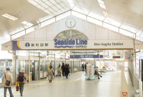 金沢シーサイドライン「新杉田」駅