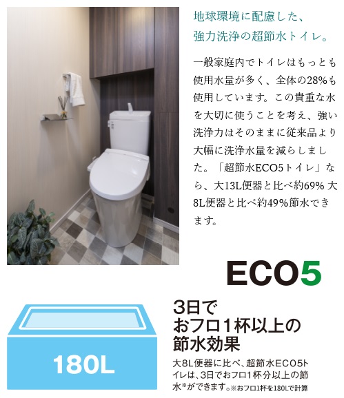 超節水ECO5トイレ