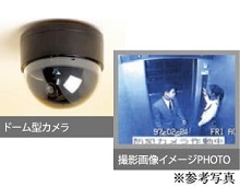 複数台の防犯監視カメラ