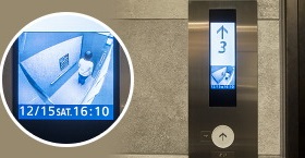 防犯モニターなどのエレベーター防犯対策