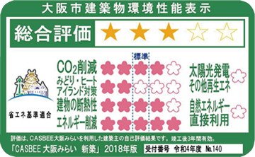 CASBEE大阪みらい（大阪市建築物総合環境評価制度）