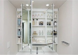 三面鏡洗面化粧台