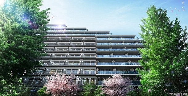 シティテラス草加松原 外観図