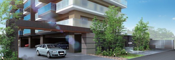 エントランスアプローチ完成予想図