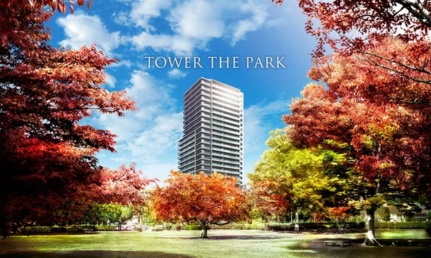 プラウドタワー木場公園 外観完成予想図