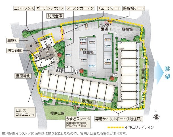 敷地配置イラスト