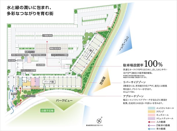 敷地配置図完成予想イラスト