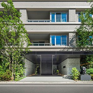 ライオンズ立川錦町レジデンス エントランスアプローチ