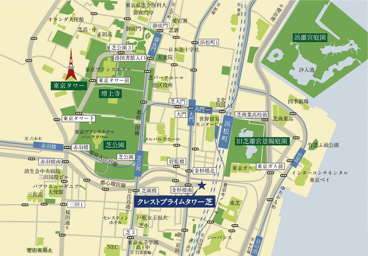 現地案内図
