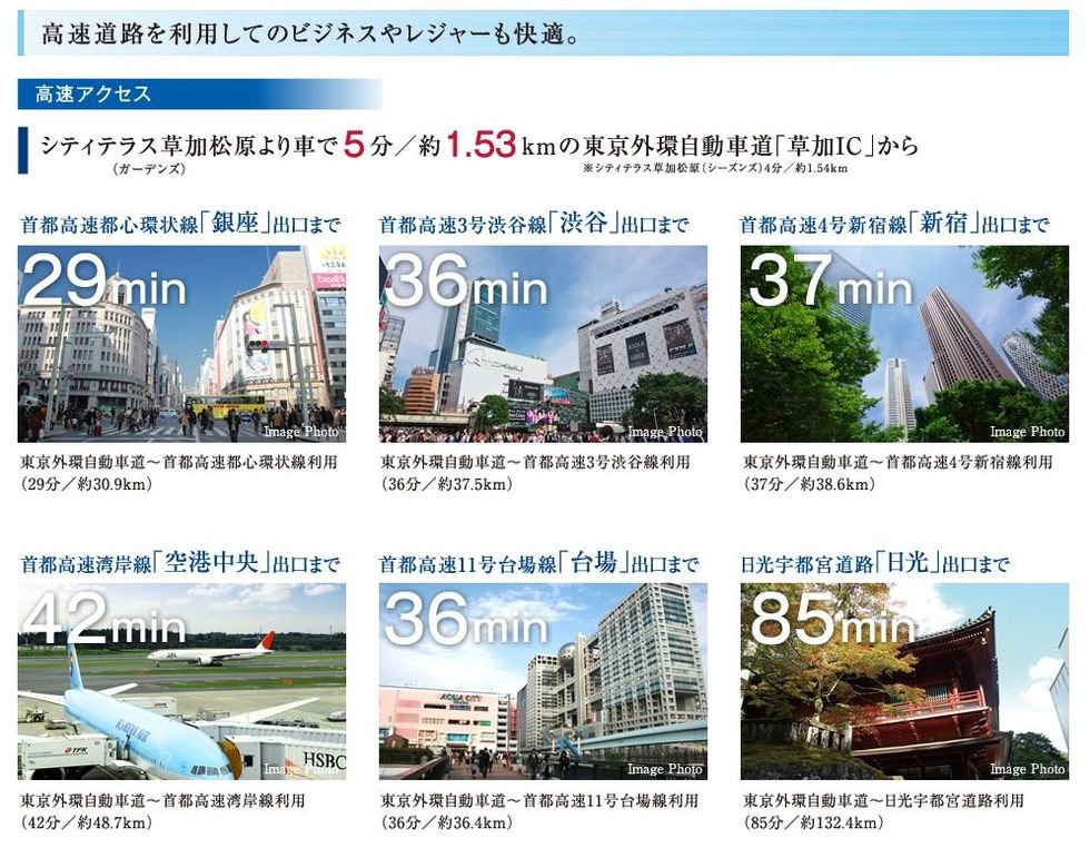高速道路アクセス案内