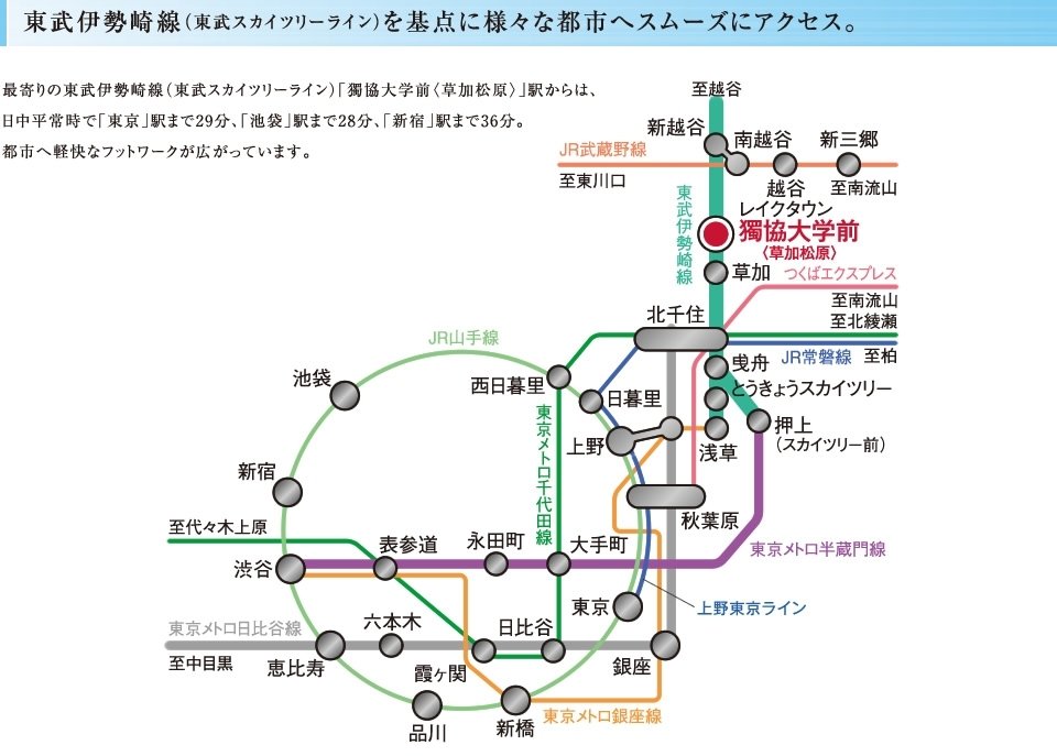 電車アクセス図
