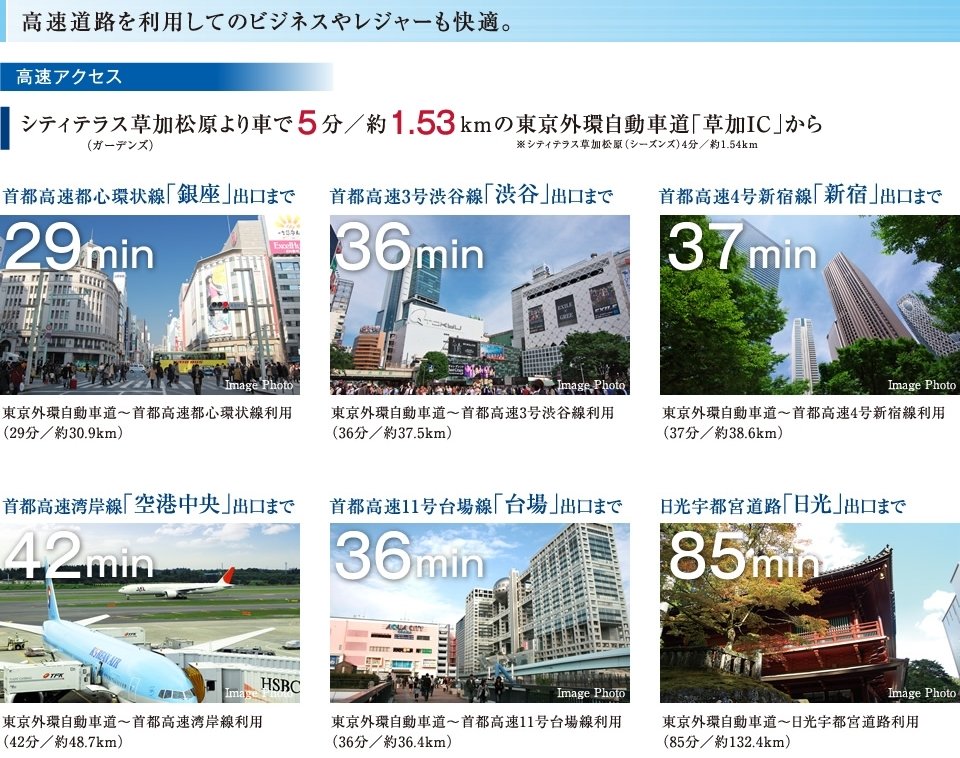 高速道路アクセス案内
