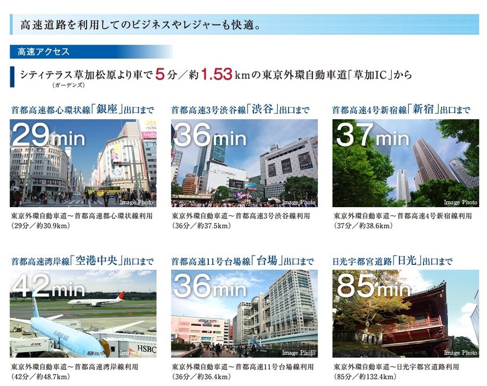高速道路アクセス案内