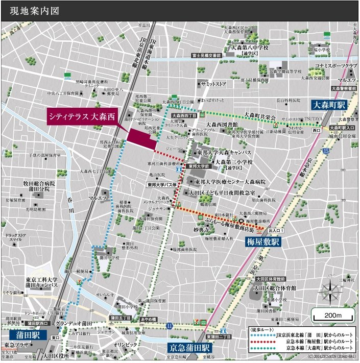 現地案内図