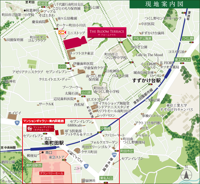 現地案内図