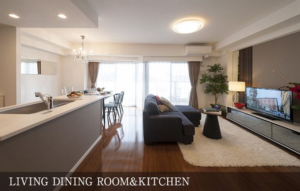 LIVING DINING ROOM&KITCHEN