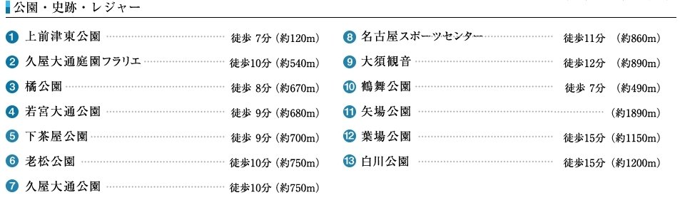 公園・史跡・レジャー