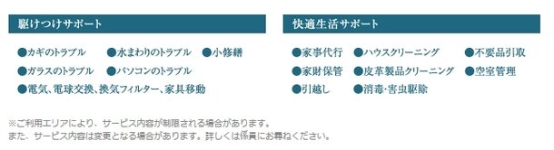 24時間365日受付ライフサポートサービス