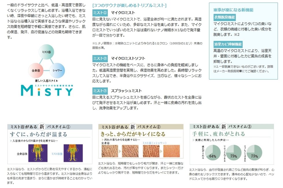 ミストサウナ