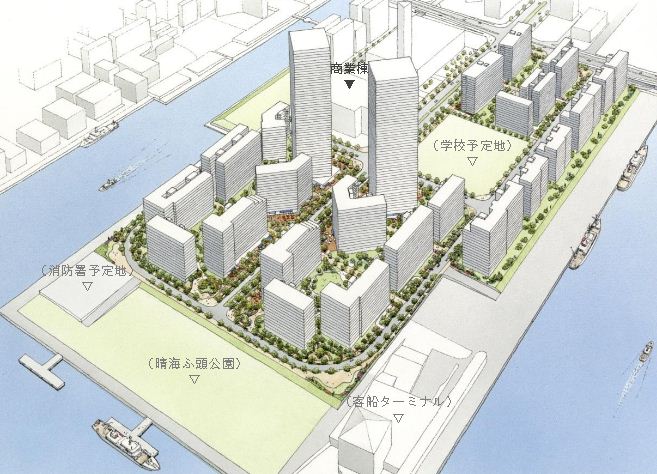 東京五輪選手村の大会後活用で住宅棟のモデルプラン／東京都