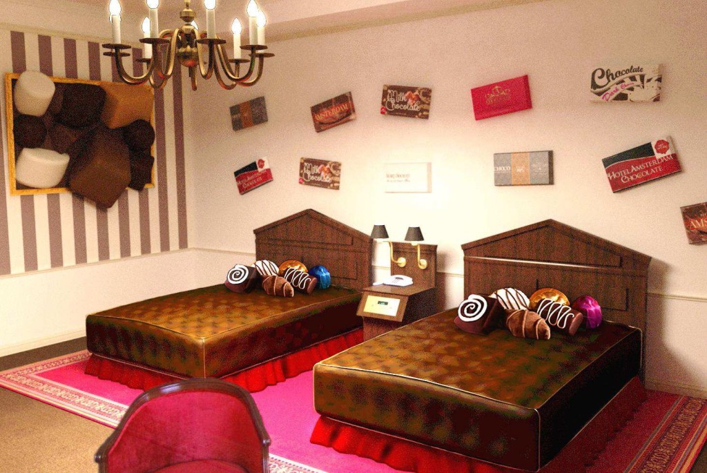 「ショコラ伯爵の館」の部屋を再現！ 　ホテルアムステルダムに「チョコレートルーム」