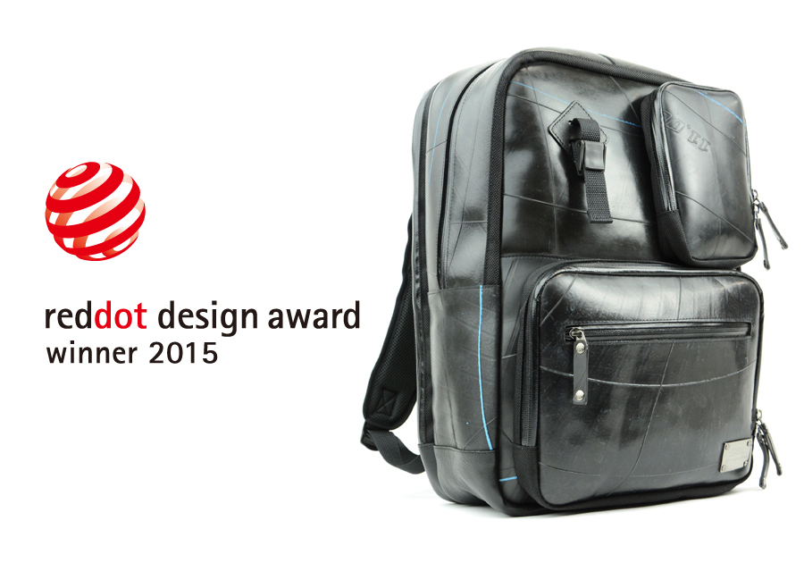 廃タイヤをリユースするブランド「シール」 　バックパックが国際デザイン賞を受賞