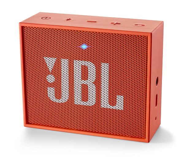 JBLが小型ワイヤレススピーカー「JBL GO」　ロゴマーク入りのポップデザイン