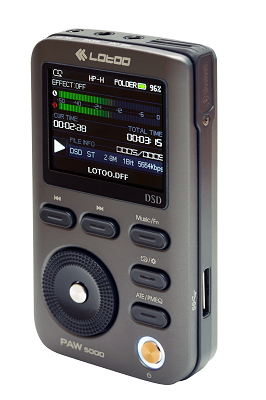 Lotooのデジタルオーディオプレーヤー「PAW5000JP」が発売開始