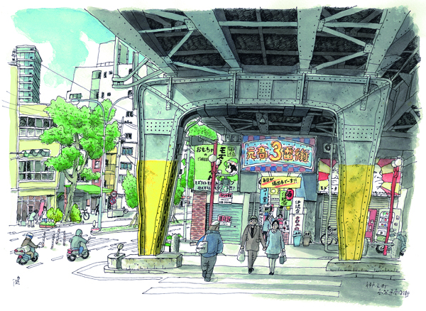 昭和のトンネルは続くよどこまでも（神戸市／元町高架通商店街「モトコー」）