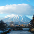 北上川と岩手山