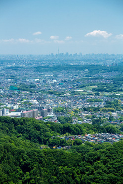 高尾山からの眺望