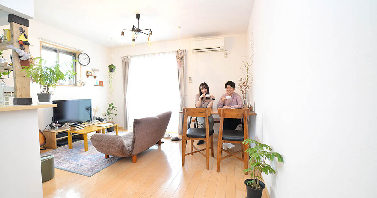 DIY×植物で作った二人のオリジナル空間 | こだわり“部屋”FILE