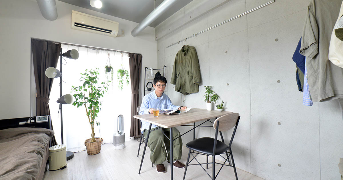 1Kで居心地良く暮らすシンプル×ミニマムSTYLE | こだわり“部屋”FILE