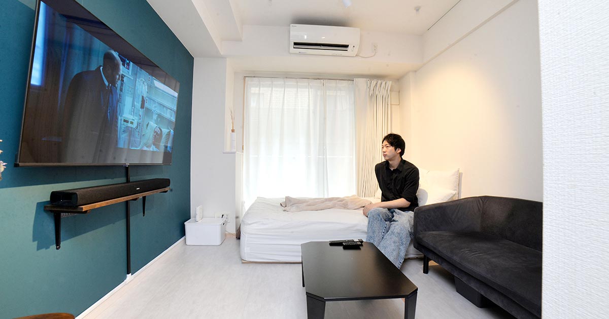 ブルーグリーン×ホワイトのホテルライクな空間 | こだわり“部屋”FILE