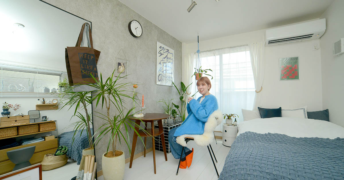 植物×アート 海外のアトリエ風ルーム | こだわり“部屋”FILE