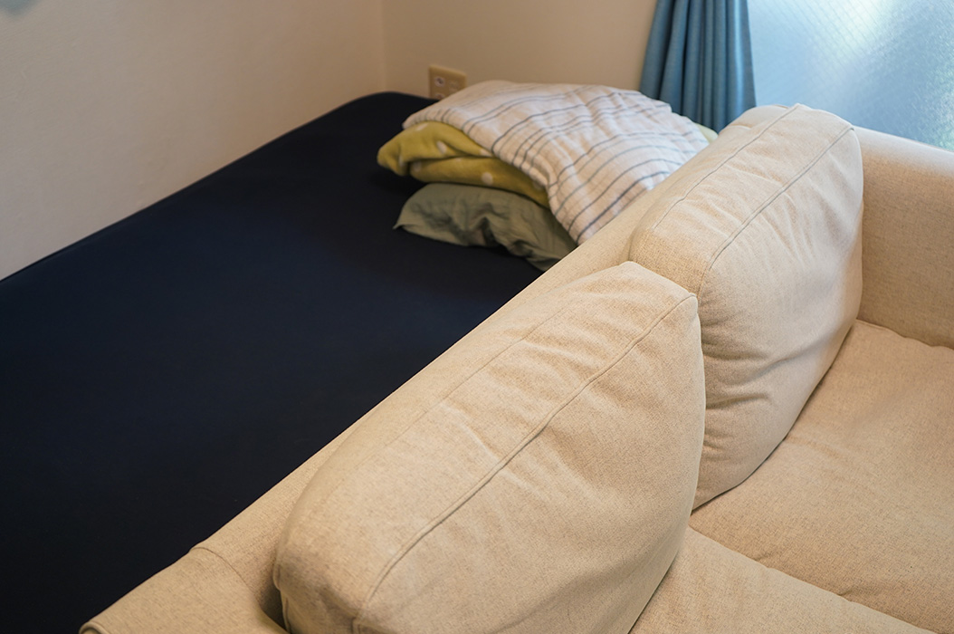 マル部屋 可愛いカフェ風のおうち🫶🏠 白を基調としたブルーのアクセント