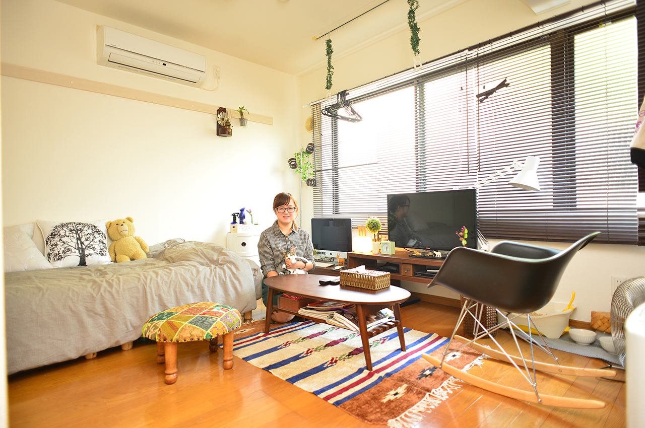 猫と暮らす光溢れる大人女子空間 | こだわり“部屋”FILE