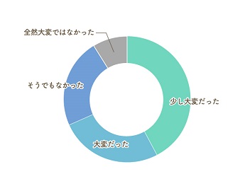 Q.一人暮らしは、大変でしたか？