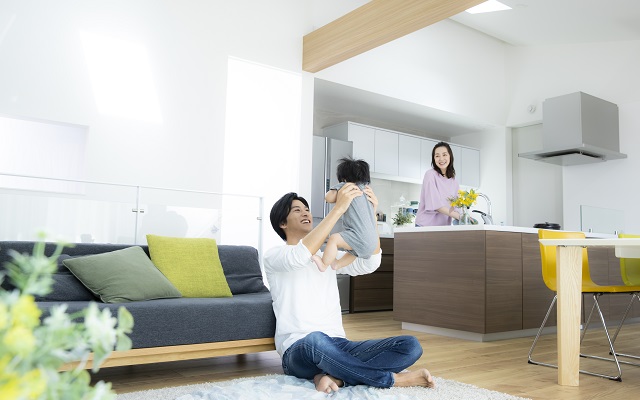 3人家族に適した間取りや理想のリビングの広さ
