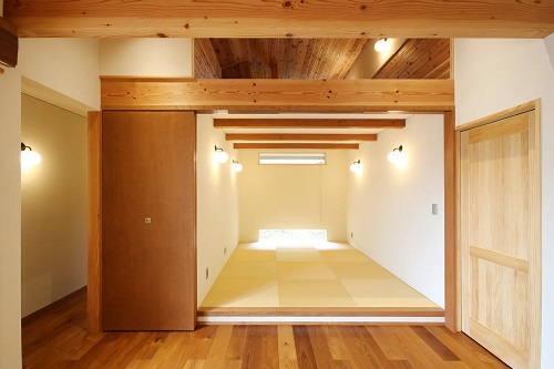 注文住宅ならではのおしゃれな和室実例を紹介 【平屋】天狗坂の平屋(出典:(株)信州ハウジング)