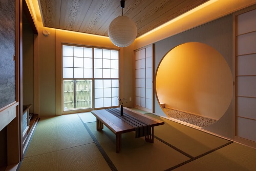 和で叶えた日常を特別に寛げる場所へ(出典:プエルダホーム (株)ホクセイ・ホーム)