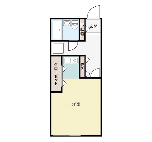 中野区:ワンルームのアパート