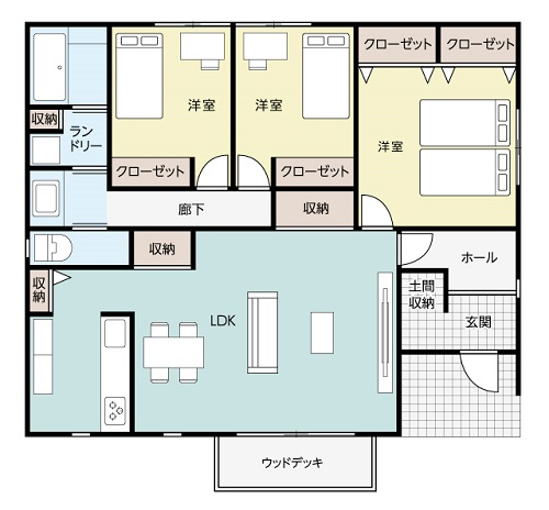 3LDK(28.55坪)