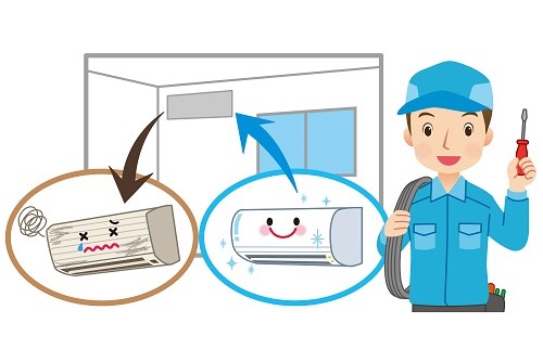 燃費のよくない古いエアコンを自己負担で取り替えることはできるのでしょうか