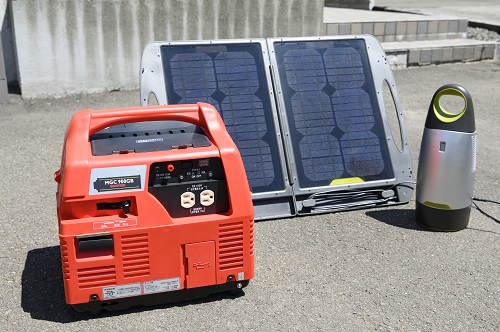 もしもの時のために非常用発電源を用意しておくと安心です