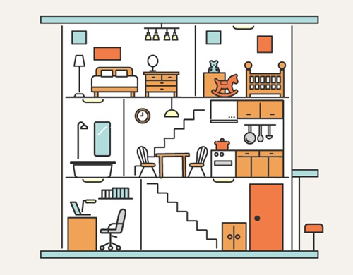 3階建てならフロアごとに用途を変えてメリハリのある住まいを作ることが可能です